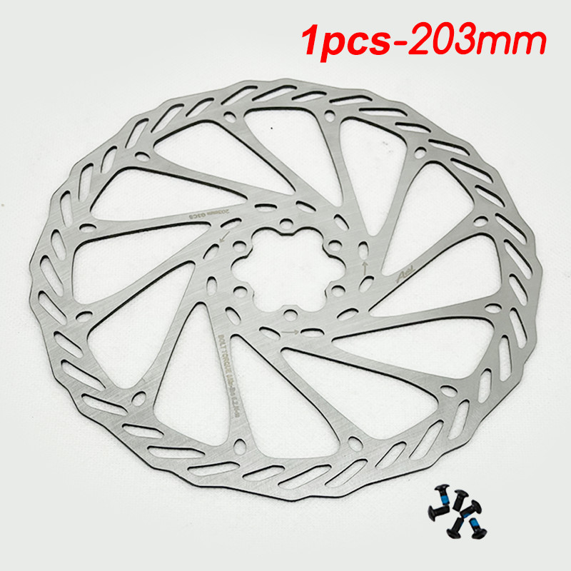 MTB kelių diskinių stabdžių / ciklokrosinio dviračio stabdžių diskas 44 mm 6 varžtų centrinė linija 140 mm 160 mm 180 mm 203 mm dviračio stabdžių rotoriaus dviračio dalys