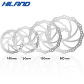 Hiland 203mm/180mm/160mm/140mm 6 collu nerūsējošā tērauda rotora disku bremzes MTB Mountain Road Cruiser velosipēdu velosipēdu daļām