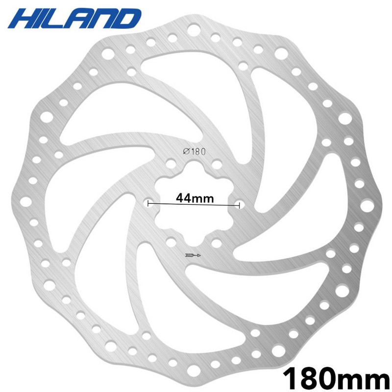 Hiland 203mm/180mm/160mm/140mm 6 colių nerūdijančio plieno rotoriaus diskinis stabdys, skirtas MTB Mountain Road Cruiser dviračių dviračių dalims