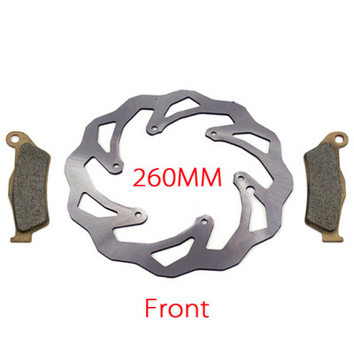 Motocikla 260/220MM priekšējais aizmugurējais bremžu diska rotors priekš KTM SX SXF EXC XC XCF XCW XCFW 125 150 250 350 450 500 1994-2019 Husqvarna