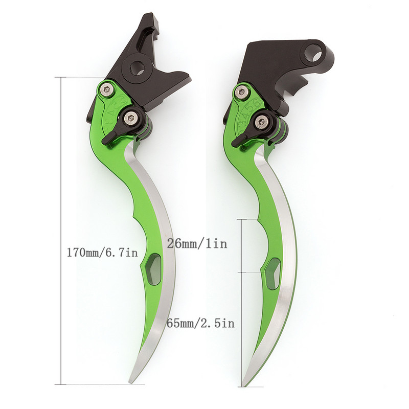 170 mm-es motorkerékpár késpenge fogantyúk CNC alumínium féktengelykapcsoló kar Honda Black Spirit 2014-2016 2014 2015 2016