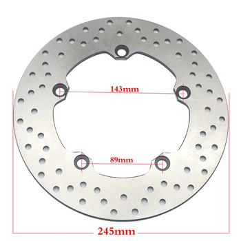 Ρότορας δίσκου πίσω φρένου 245 mm Για Yamaha Tracer 700 MTT 690 Tracer 900 2015-2021 XSR 700 XSR900 2016-2021 XT700 Z Tenere 2018-2021