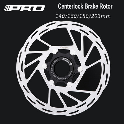 IIIPRO Centerlock Ротор MTB шосеен велосипед Разсейване на топлината Охлаждащ диск Централно заключване 140/160/180/ 203 мм Централно заключване на ротора на дисковата спирачка