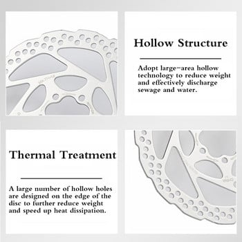SM RT56 Ротор на дисковата спирачка 160 mm 180 mm SM-RT56 Велосипеден спирачен диск MTB Хидравличен спирачен диск Ротор Части за шосеен планински велосипед