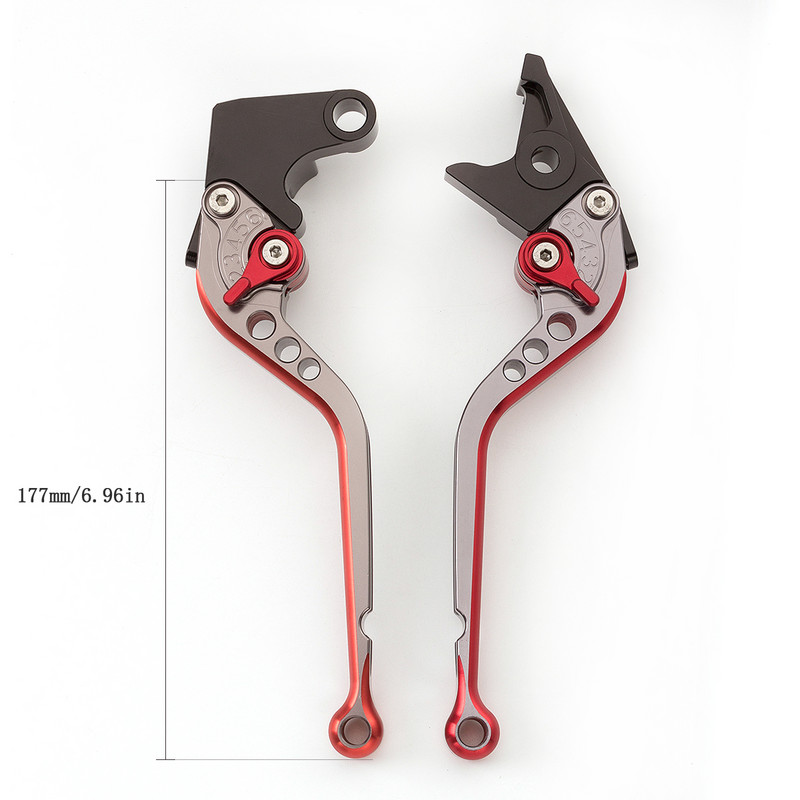 CNC príslušenstvo pre motocykle Triumph DAYTONA 675R SPEED TRIPLE R/1050 2015 2014 Hliníkové rukoväte brzdovej a spojkovej páky 177 mm