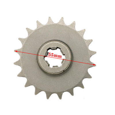 47cc 49cc motociklas T8F 8mm 11 14 17 20 dantytas priekinis krumpliaračio krumpliaračio grandinės krumpliaratis