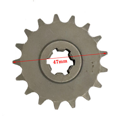 47cc 49cc motociklas T8F 8mm 11 14 17 20 dantytas priekinis krumpliaračio krumpliaračio grandinės krumpliaratis