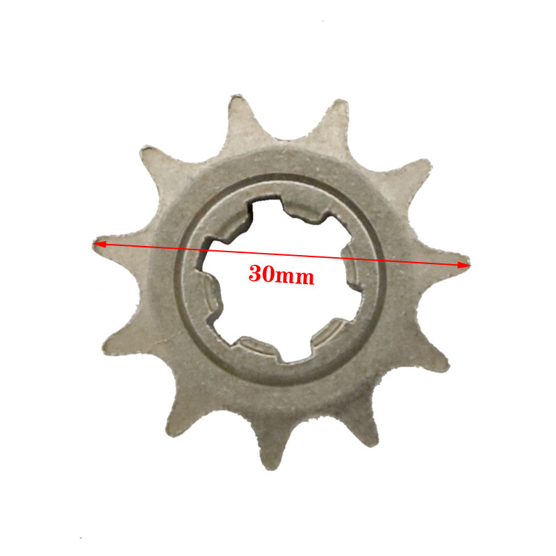 47cc 49cc motociklas T8F 8mm 11 14 17 20 dantytas priekinis krumpliaračio krumpliaračio grandinės krumpliaratis