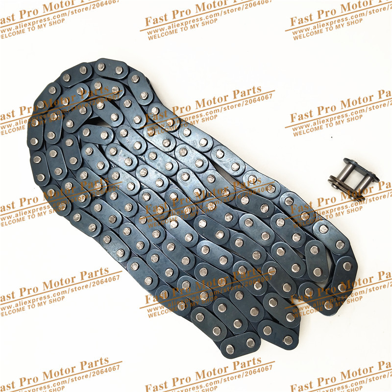 T8F 54T grandinės plokštelė 54 mm 54 dantyta galinė grandinės žvaigždutė T8F 136 jungčių grandinė skirta 47cc 49cc kišeniniam dviračiui Mini Moto Quad ATV