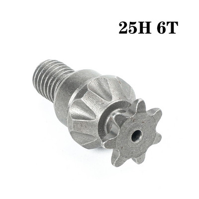 47cc 49cc 25H 6T 7T 8T 9T Dantukas/T8F 6T 7T Sankabos būgno pavarų dėžės priekinė grandinės žvaigždutė, skirta 2 taktų variklio kišeniniam dviračiui Mini Moto