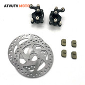 Priekšējie aizmugurējie disku bremžu suporti Bremžu diski 140 mm priekš 47cc 49cc Ķīnas Mini Moto Kids ATV Quad Dirt Pocket Bike gāzes motorolleris