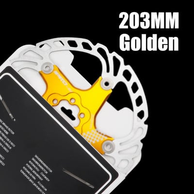 IIIPRO Bicykel 140 160 180 203 mm kotúčová brzda s plávajúcim zahusťovaním, eloxovaný, rýchlo chladiaci, ultraľahký kotúč, 2022, nový