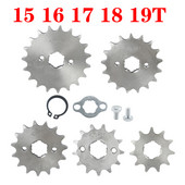 428# 20mm 15 16 17 18 19T priekinio variklio žvaigždutės pavaros dalys, skirtos Taotao Kayo BSE Xmotos Apollo SSR 110 125cc