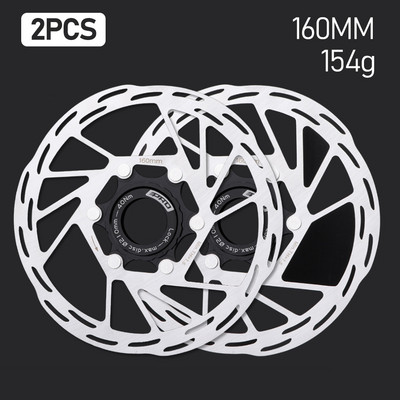 IIIPRO Centerlock Rotor MTB Road Bike Dissiparea căldurii Disc de răcire Blocare centrală 140/160/180/203mm Blocare centrală a rotorului de frână cu disc