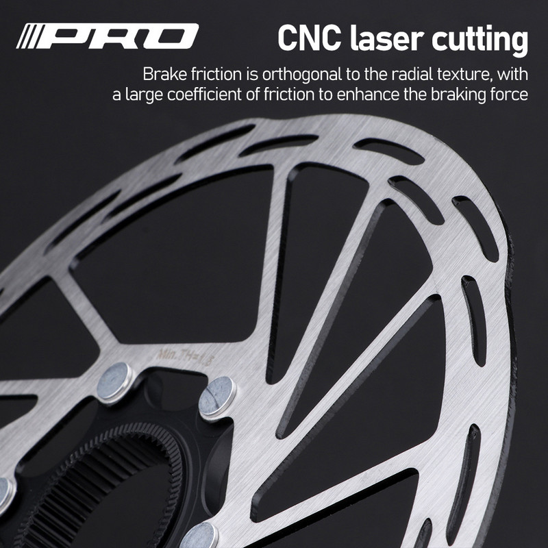 IIIPRO Centerlock Rotor MTB Road Bike Dissiparea căldurii Disc de răcire Blocare centrală 140/160/180/203mm Blocare centrală a rotorului de frână cu disc