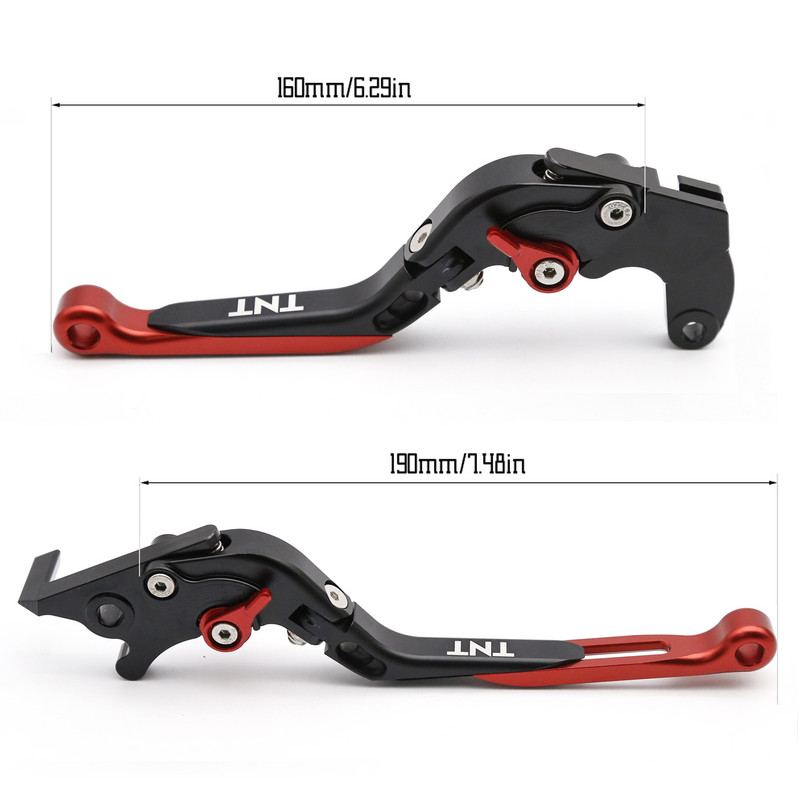 Pre Benelli TNT 125 135 2016-2021 motocyklovú brzdovú páku, nastaviteľnú, skladaciu, roztiahnuteľnú, rukoväť brzdovej páky, príslušenstvo