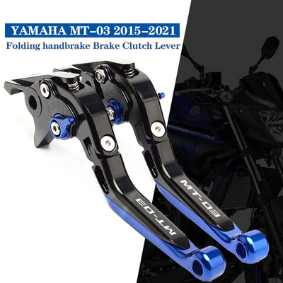 Pre YAMAHA MT-03 MT03 MT 03 2015 2016 2017 2018 2019 2020 2021 Príslušenstvo k motocyklom Skladacie výsuvné brzdové a spojkové páky