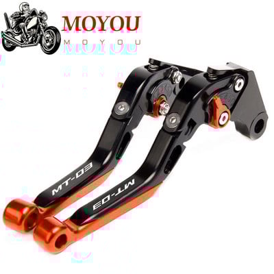 Pre YAMAHA MT-03 MT03 MT 03 2015 2016 2017 2018 2019 2020 2021 Príslušenstvo k motocyklom Skladacie výsuvné brzdové a spojkové páky