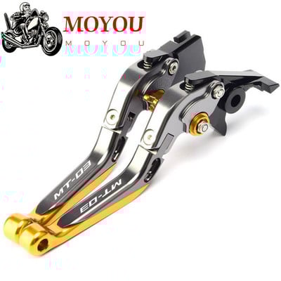 Pre YAMAHA MT-03 MT03 MT 03 2015 2016 2017 2018 2019 2020 2021 Príslušenstvo k motocyklom Skladacie výsuvné brzdové a spojkové páky