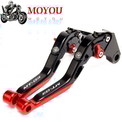 Pre YAMAHA MT-03 MT03 MT 03 2015 2016 2017 2018 2019 2020 2021 Príslušenstvo k motocyklom Skladacie výsuvné brzdové a spojkové páky