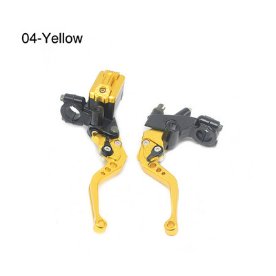 ZSDTRP 1pair 22mm motociklo ritinėlių reguliavimo stabdžių sankabos svirtys Universalios CNC motociklo vairo hidraulinis stabdžių siurblys