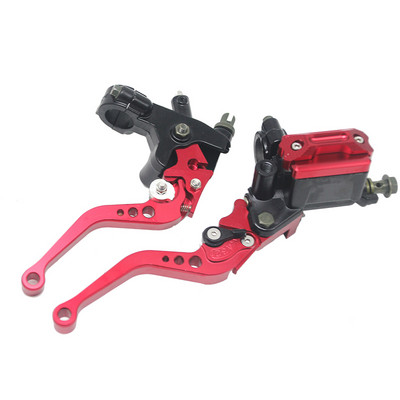 ZSDTRP 7/8" universālā motocikla hidrauliskā bremžu sajūga galvenā cilindra rezervuāra svira Fit 50cc-300cc Sport Bike Street Bike