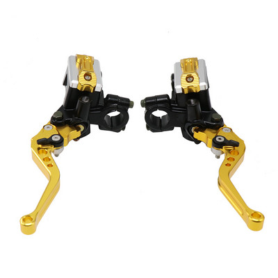 ZSDTRP 7/8" universālā motocikla hidrauliskā bremžu sajūga galvenā cilindra rezervuāra svira Fit 50cc-300cc Sport Bike Street Bike