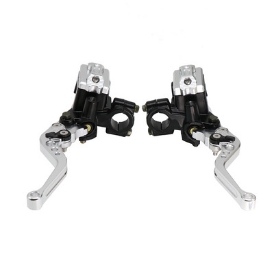 ZSDTRP 7/8" universālā motocikla hidrauliskā bremžu sajūga galvenā cilindra rezervuāra svira Fit 50cc-300cc Sport Bike Street Bike