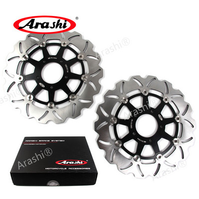 Arashi CNC priekinių stabdžių diskinių stabdžių trinkelės KAWASAKI KLV 1000 KLV1000 2004 2005 motociklo pilnai slankiojančiam stabdžių rotoriaus diskui