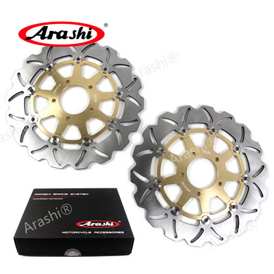 Arashi CNC priekinių stabdžių diskinių stabdžių trinkelės KAWASAKI KLV 1000 KLV1000 2004 2005 motociklo pilnai slankiojančiam stabdžių rotoriaus diskui