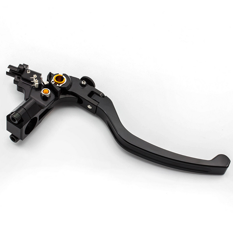 Universali 7/8" 22 mm motociklo sulankstoma kabelio vielos sankabos svirtis kairioji rankena, skirta Yamaha Honda Suzuki Kawasaki Aprilia Ducati