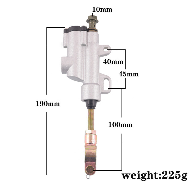 Naujas motociklo galinio hidraulinio stabdžio pagrindinio cilindro siurblys, skirtas 50cc 70cc 110cc 125cc 150cc 250cc Thumpstar ATV Pit Pro Dirt Bike