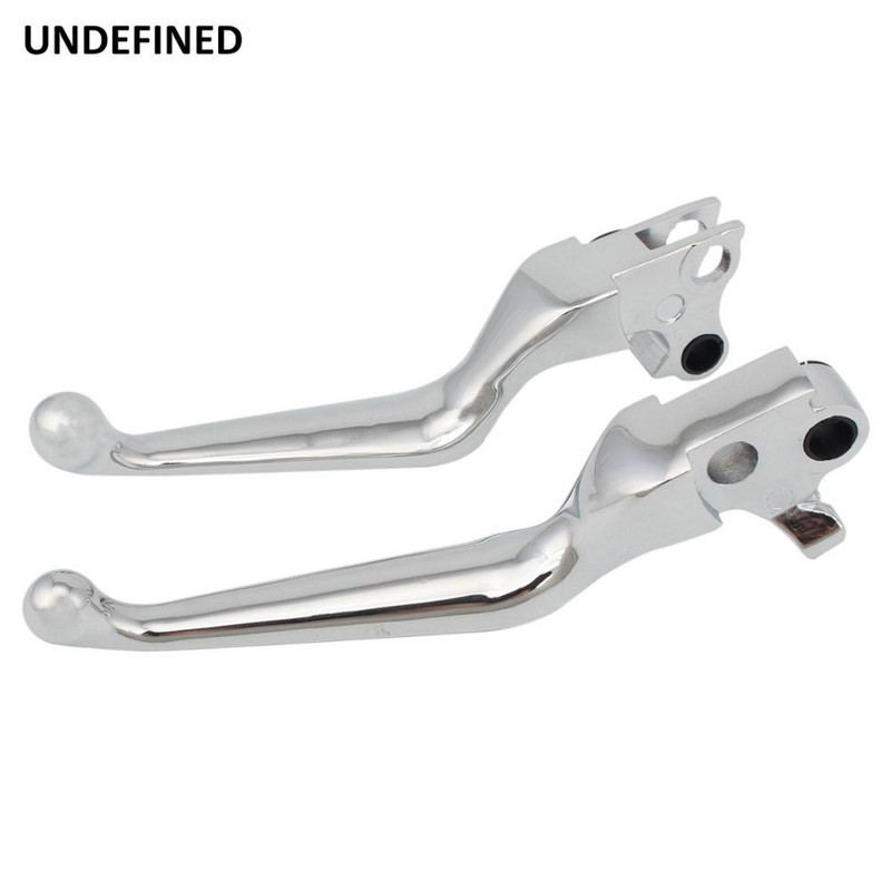 Chrómové páky spojky pre motocykle Harley Sportster XL883 1200 Dyna Wide Glide Touring Road King Softail Fatboy FXDB