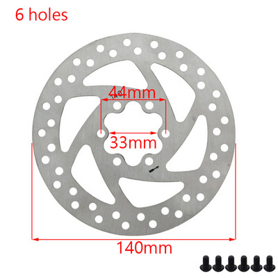 Trotineta electrică 140 mm Frână cu disc Frână cu disc 3 orificii sau 6 găuri Dispozitiv de frână cu disc Frână Accesorii pentru frână pe disc