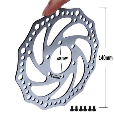 Trotineta electrică 140 mm Frână cu disc Frână cu disc 3 orificii sau 6 găuri Dispozitiv de frână cu disc Frână Accesorii pentru frână pe disc