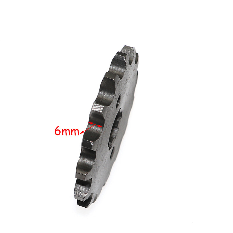 420 10T 11T 12T 13T 14T 15T 16T 17T 18T 19T dantukas 17mm ID priekinė variklio žvaigždutė motociklo dalims Nemokamas pristatymas