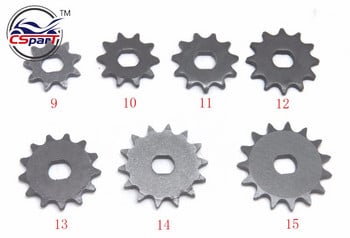 9 10 11 12 13 14 15 Tooth 9T 10T 11T 12T 13T 14T 15T T8F Sprocket 10MM For Razor EVO IZIP 500W 1000W Ηλεκτρικό σκούτερ