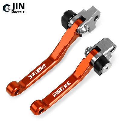 Skirta GASGAS 250EC 250 EC 2005-2018 2017 CNC aliuminio Motorcoss Pit Dirt Bike Pivot sulankstomos stabdžių sankabos svirtys su LOGO 250EC