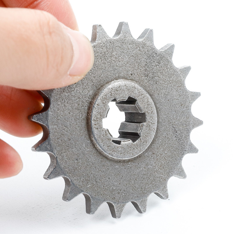 47cc 49cc Minimoto priekinės pavarų dėžės žvaigždutė T8F 11T 13T 14T 17T 20T krumpliaračio grandinės krumpliaratis metalinis keturračio dviračio mopedo paspirtukas