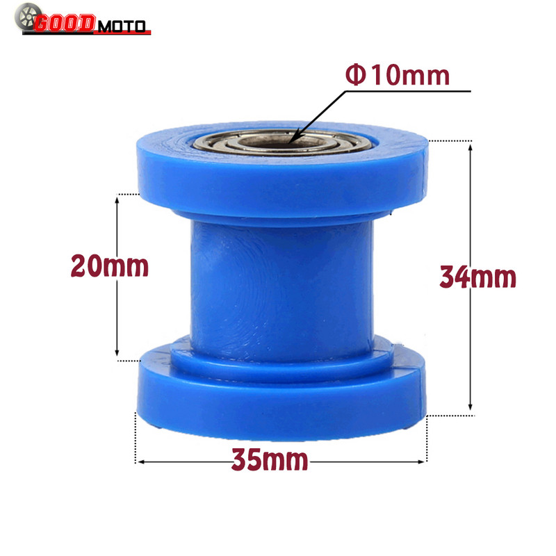 8/10 mm zatezač kotača Vodič pogonski lanac Valjak za ATV CRF CR XR Enduro motocikl Pit Dirt Mini Bik Motocross Dirt Bike