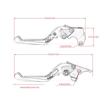 За BMW R NINE TR NINET RNINET RNINE T 2017-2023 мотоциклет CNC регулируеми сгъваеми разтегателни лостове на спирачния съединител Аксесоари