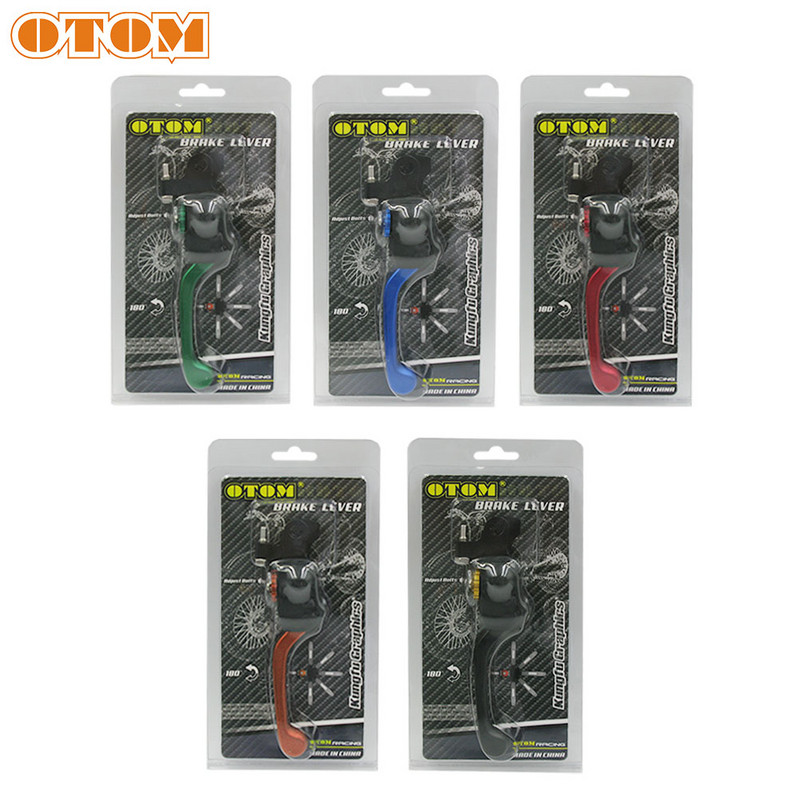 OTOM motociklo stabdžių rankenos motociklo modifikacija CNC 7 pavarų reguliuojama sulankstoma priekinio stabdžio svirtis, skirta KAYO T6 T4 K6 NC250 CB250