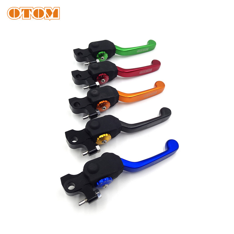 OTOM motociklo stabdžių rankenos motociklo modifikacija CNC 7 pavarų reguliuojama sulankstoma priekinio stabdžio svirtis, skirta KAYO T6 T4 K6 NC250 CB250