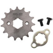 Motor din față 428# 10T 11T 12T 13T 14T 15T 16T 17T 18T 19T Dinți 17mm 20mm Pinion cu lanț cu dispozitiv de blocare a plăcii de reținere
