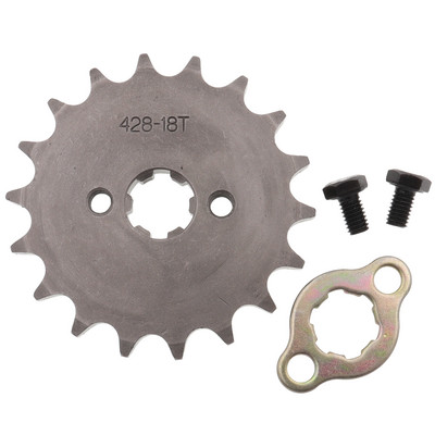 Motor din față 428# 10T 11T 12T 13T 14T 15T 16T 17T 18T 19T Dinți 17mm 20mm Pinion cu lanț cu dispozitiv de blocare a plăcii de reținere