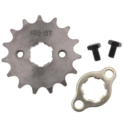 Motor din față 428# 10T 11T 12T 13T 14T 15T 16T 17T 18T 19T Dinți 17mm 20mm Pinion cu lanț cu dispozitiv de blocare a plăcii de reținere