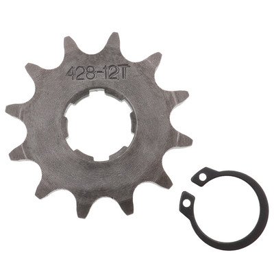 Motor din față 428# 10T 11T 12T 13T 14T 15T 16T 17T 18T 19T Dinți 17mm 20mm Pinion cu lanț cu dispozitiv de blocare a plăcii de reținere