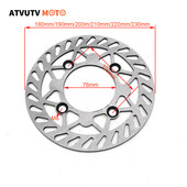 180 mm 190 mm 200 mm 210 mm 220 mm 230 mm 76 mm Prednja stražnja ploča disk kočnice za motocikl KAYO BSE 125cc 140cc Pocket Dirt Bike