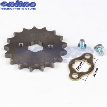 428# 20mm 10T-19T μπροστινό γρανάζι κινητήρα για KAYO BSE SSR SDG Dirt Pit Bike ATV Quad Go Kart Μοτοποδήλατο Buggy Scooter Μοτοσικλέτα