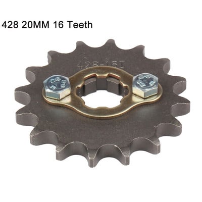 Reťaz 428 20 mm 10 11 12 13 14 15 16 17 18 19 zubov predné ozubené kolesá motora pre 50 110 125 160 ccm Dirt Pit Bike, ATV, štvorkolky